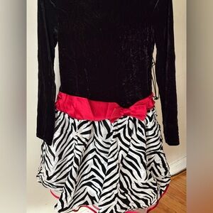 WINTER SALE ** Bonnie Jean Black and Pink Formal Kids Dress